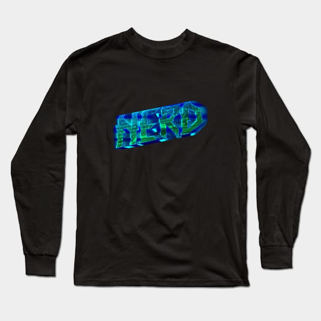 NERD #2 Long Sleeve T-Shirt by RickTurner
